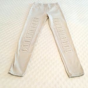 Umgee stretchy pull-on style khaki tan jeggings with back pockets size Small